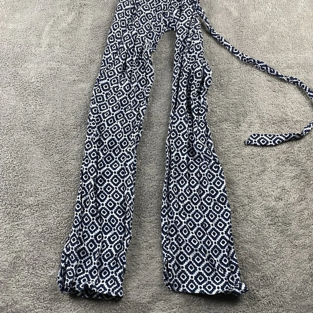 LOFT‎ Jumpsuit Womens Small Navy White Boho Bohemian